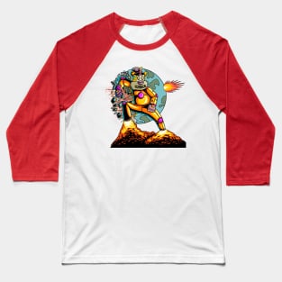 parody robot calvin and hobbes mecca cyborg Baseball T-Shirt